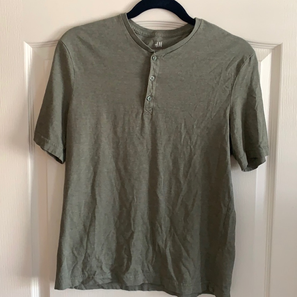 Army green Henley